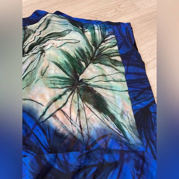 DESIGUAL Pretty Floral Kimono-Style Flowy Blouse Designer Top. Size S - Picture 5 of 10